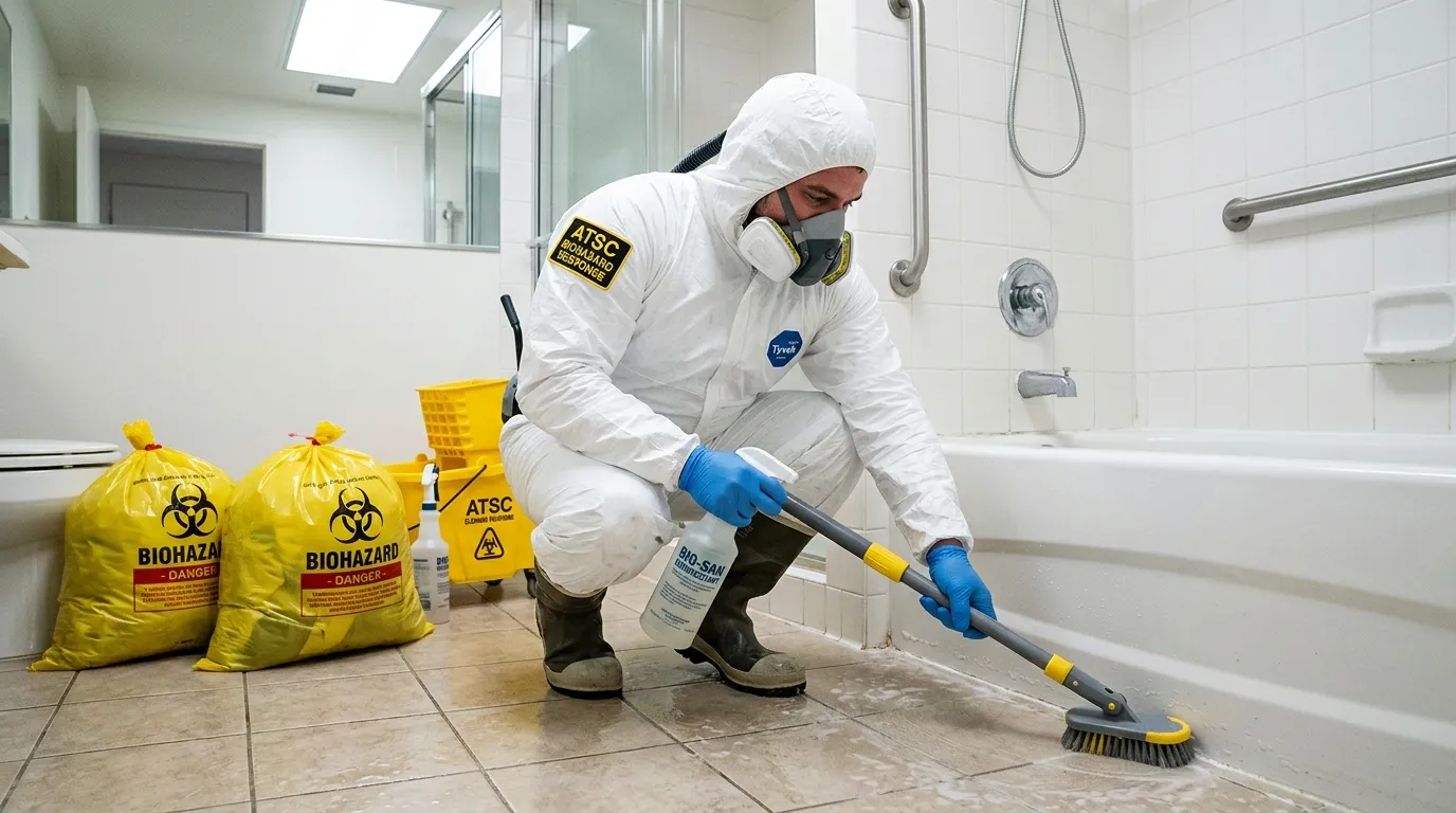 Decontamination equipment deployed for Blood Cleanup in Gresham Park